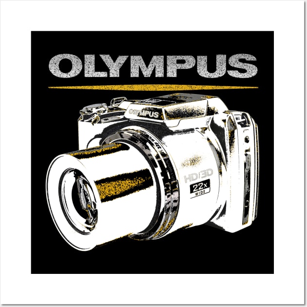 Olympus Camera Wall Art by Tollivertees